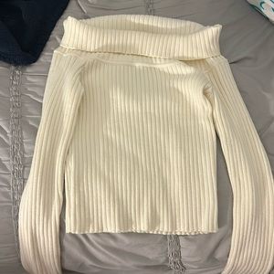 New—never worn—off the shoulder sweater from Tilly’s!